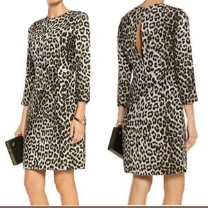 Rag & Bone Animal Print Leopard 100% Silk Dress 4